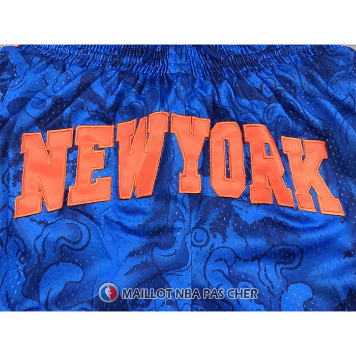 Short New York Knicks Special Year of The Tiger Bleu
